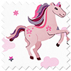 Unicorn Magic, Pink - Roman Blind